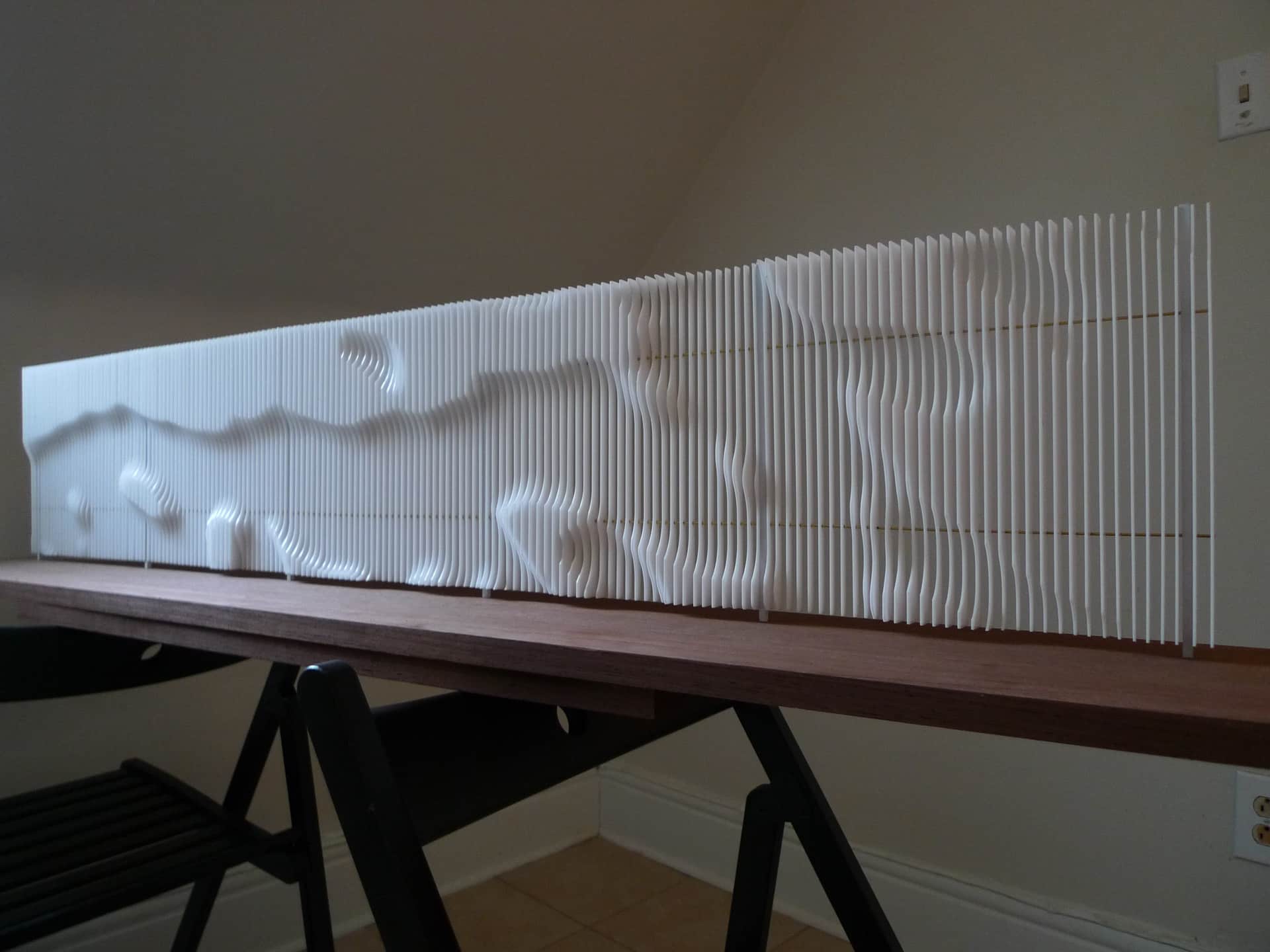 Alex Fischer, In Situ, 2021, installed at Canada Goose, Harbin Charter Mall, Harbin, China